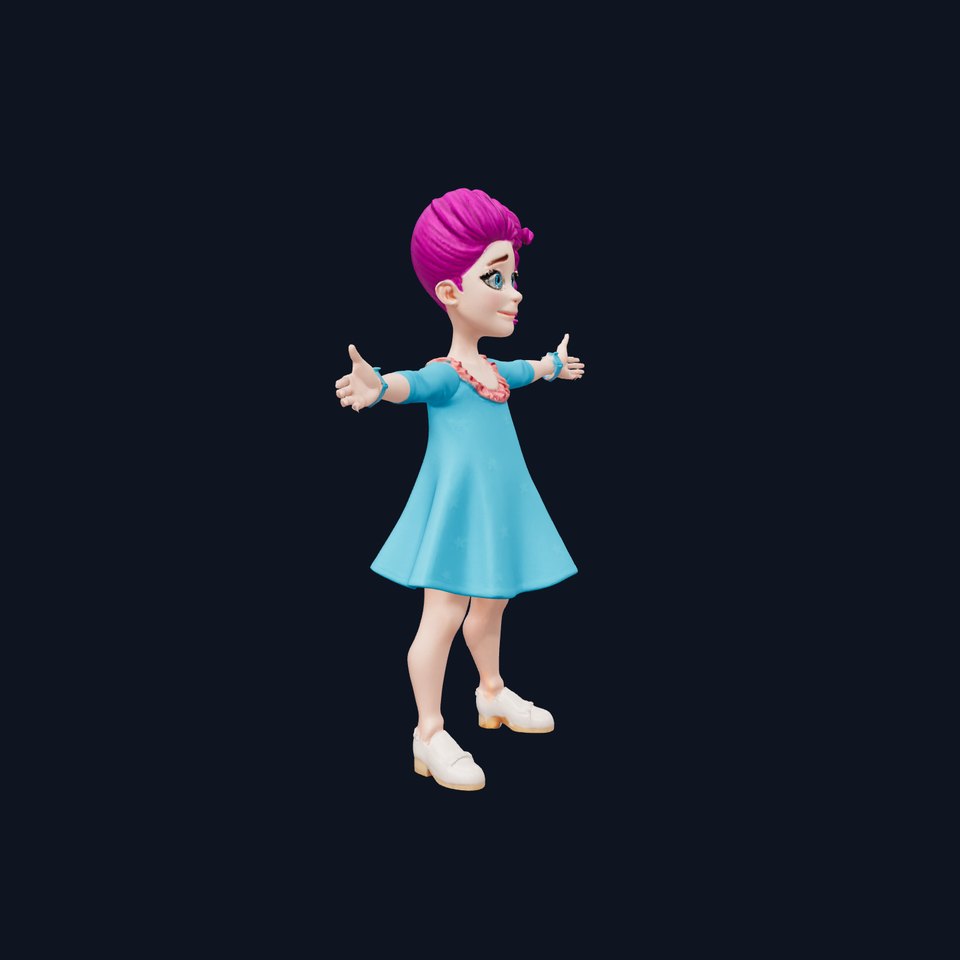 Vibrant Kid Character model pack